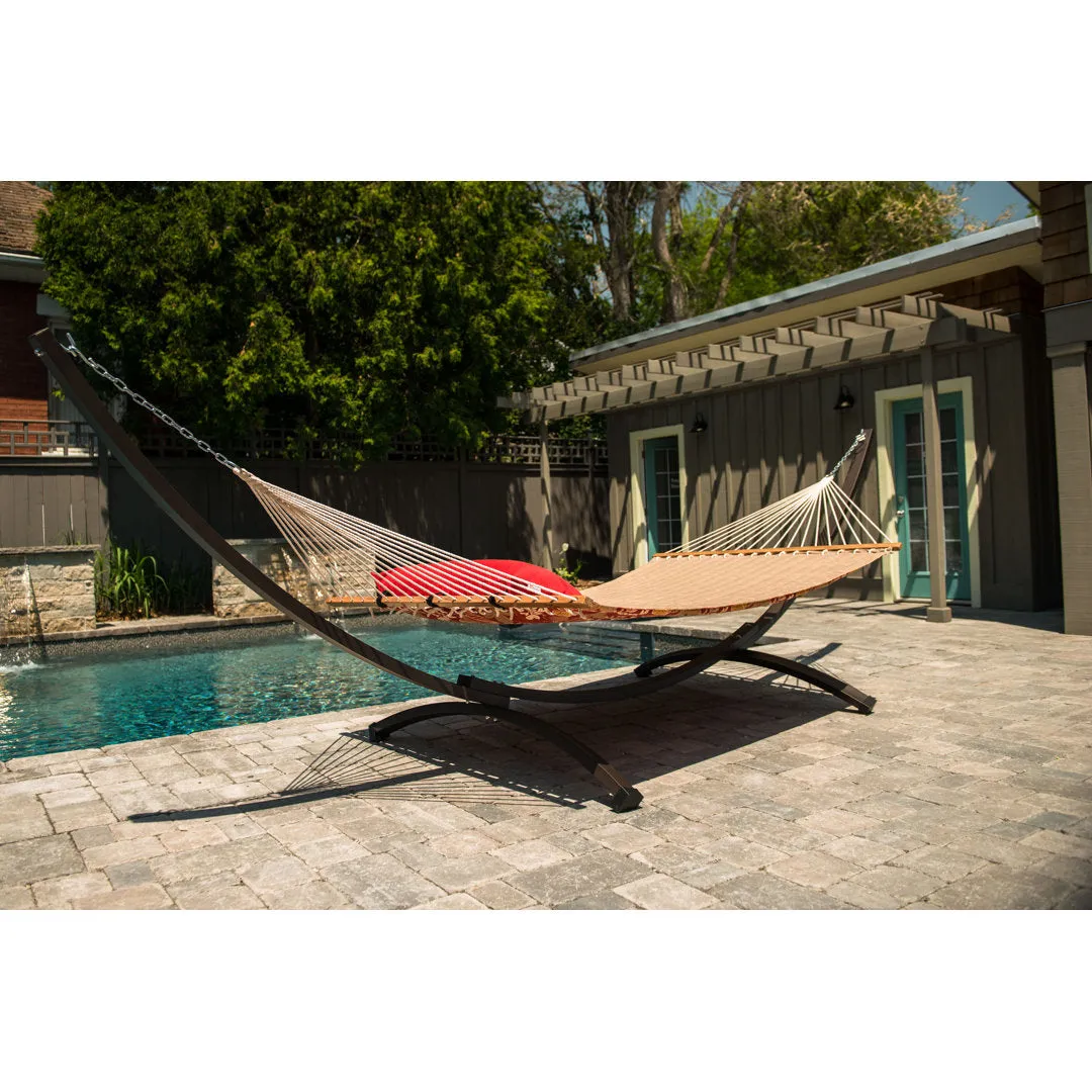 Vivere 15' Demars Aluminum Arc Hammock Stand (450 lb Capacity) Bay Isle Home™