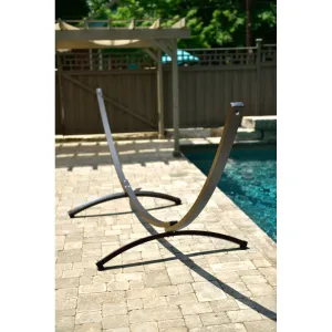 Vivere 15' Demars Aluminum Arc Hammock Stand (450 lb Capacity) Bay Isle Home™