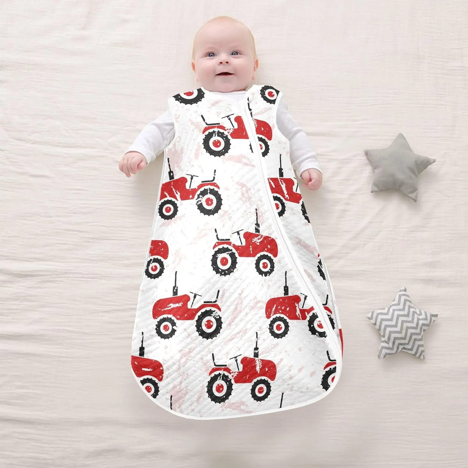vvfelixl Mushrooms Baby Sleeping Bag,Toddler Sleep Sack, Baby Sleep Suit Wearable Blanket for 0-6 Months