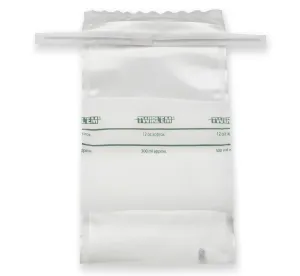 Water Sampling Bag with Thiosulfate - chlorinated Water Quality Tests for Drinking Water, ice, raw Material, Microbiology - sterile, Leakproof (100 ml / 4 oz)