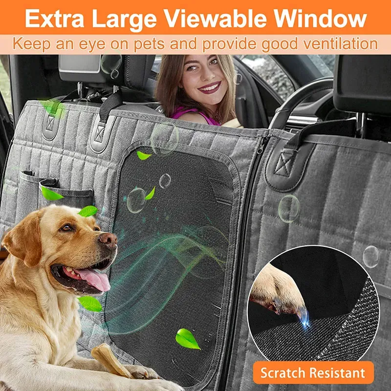Waterproof Mesh Window Pet Vehicle Hammock