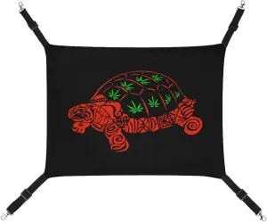 Weed Sea Turtle Cat Hanging Hammock Soft Breathable Pet Cage Dog Hammock with Adjustable Straps and Metal Hooks, style, 202403255