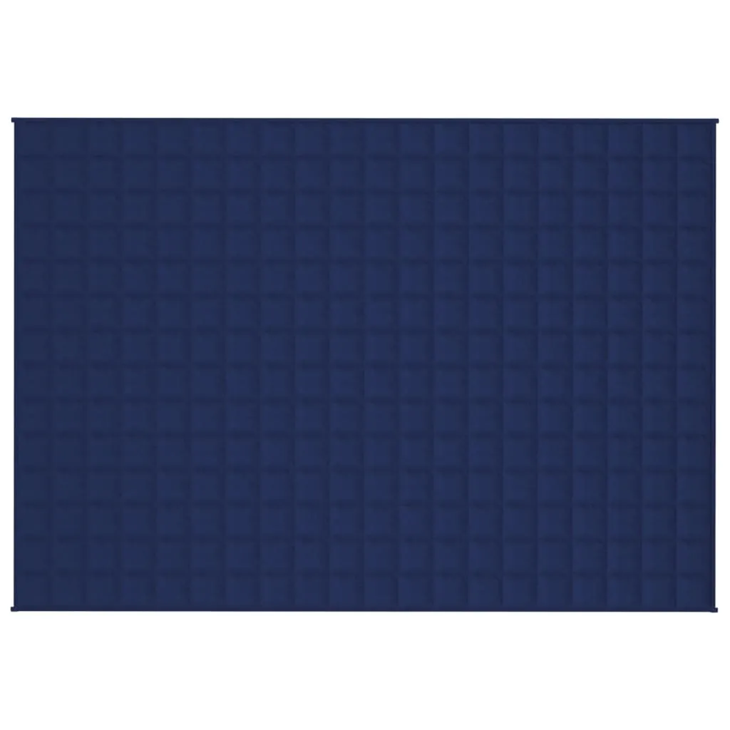 Weighted Blanket Blue 138x200 cm Single 6 kg Fabric