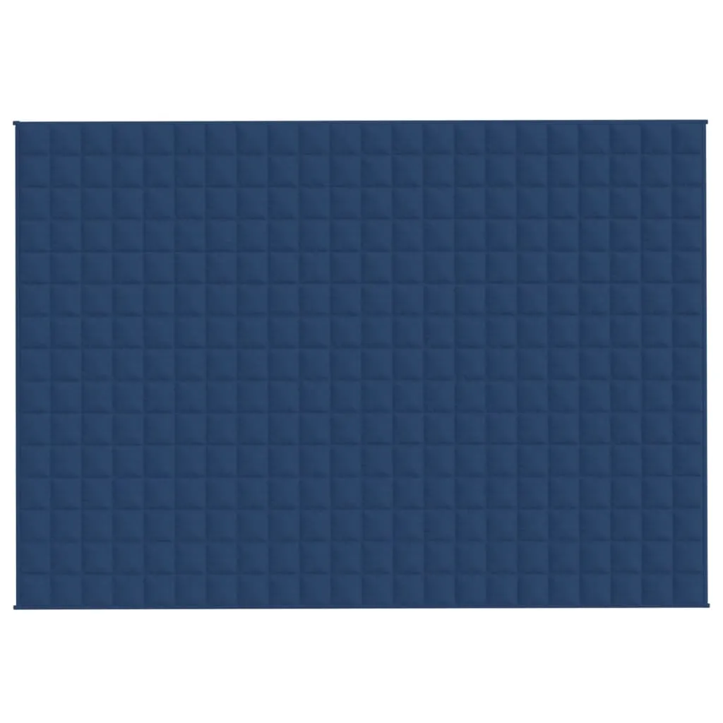 Weighted Blanket Blue 155x220 cm 7 kg Fabric