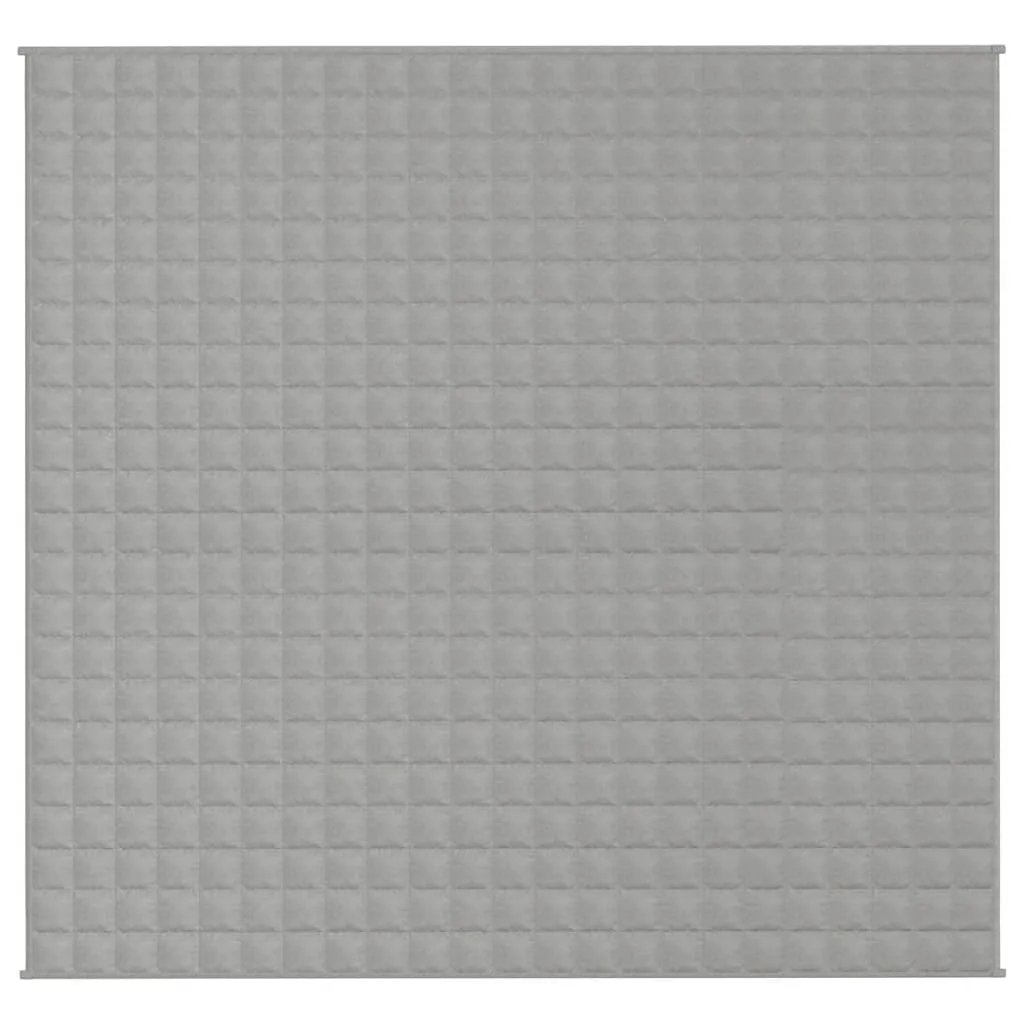 Weighted Blanket Grey 220x240 cm King 15 kg Fabric