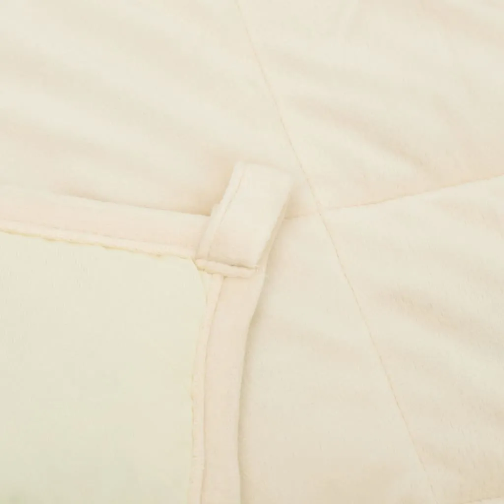 Weighted Blanket Light Cream 137x200 cm Single 6 kg Fabric