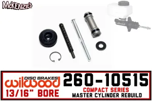 Wilwood 260-10515 | 13/16" Compact M/C Rebuild Kit