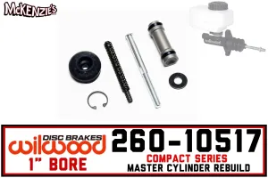 Wilwood 260-10517 | 1" Compact M/C Rebuild Kit