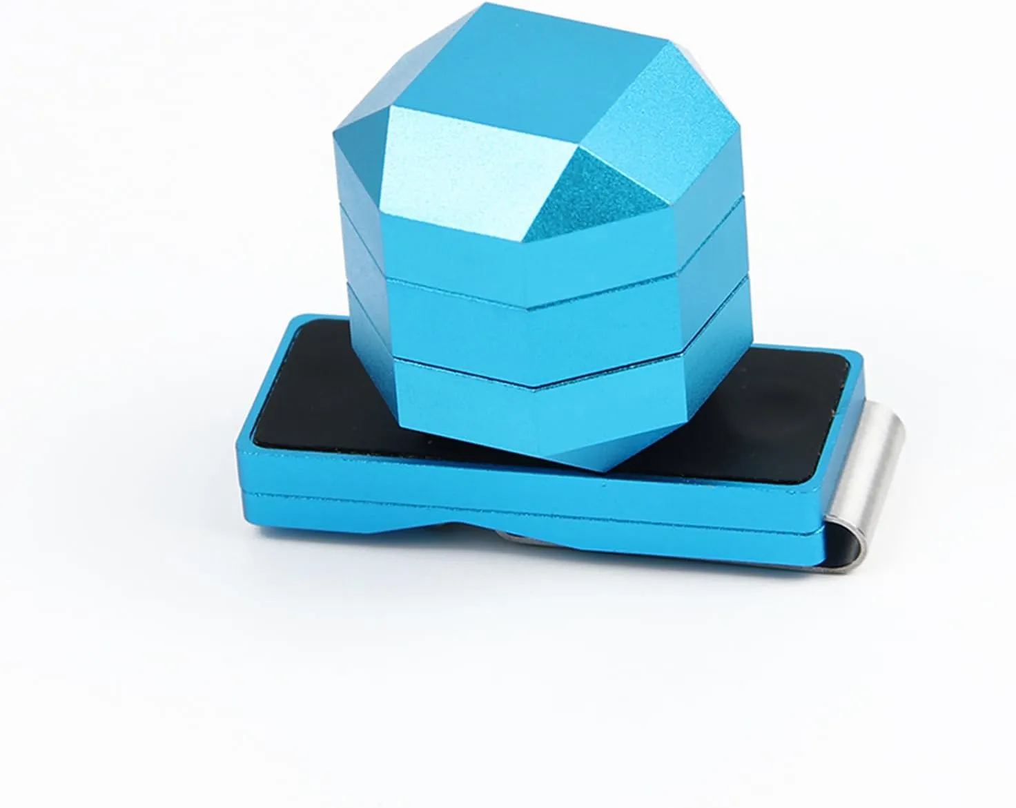 Wokyo Premium 3 Layer Magnetic Billiard Pool Cue Chalk Holder Box Set, Pool Table Accessory for Billiards Precision Shots
