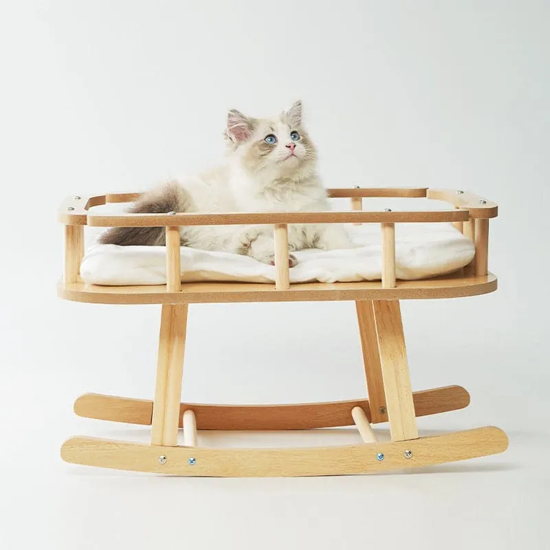 Wooden Pet Hammock Summer Cat Swing Cat Shaker
