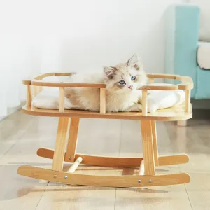 Wooden Pet Hammock Summer Cat Swing Cat Shaker