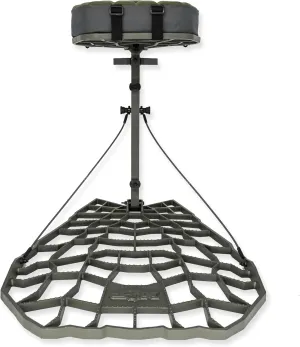 XOP Air Raid Evolution - Cast Aluminum Hang On Tree Stand for Hunting - Deluxe Deer Stand, Platform Dimensions - 21.5" X 31"
