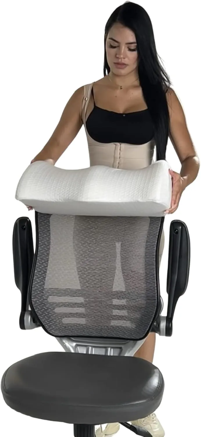 XXL Multipurpose Office Chair seat Pillow Brazilian Butt Lift (BBL) Gaming,Wheelchair Cushion- Ideal for BBL Pillow After Surgery,Post Surgery Support Enhances Sitting Experience-Butt Pillow