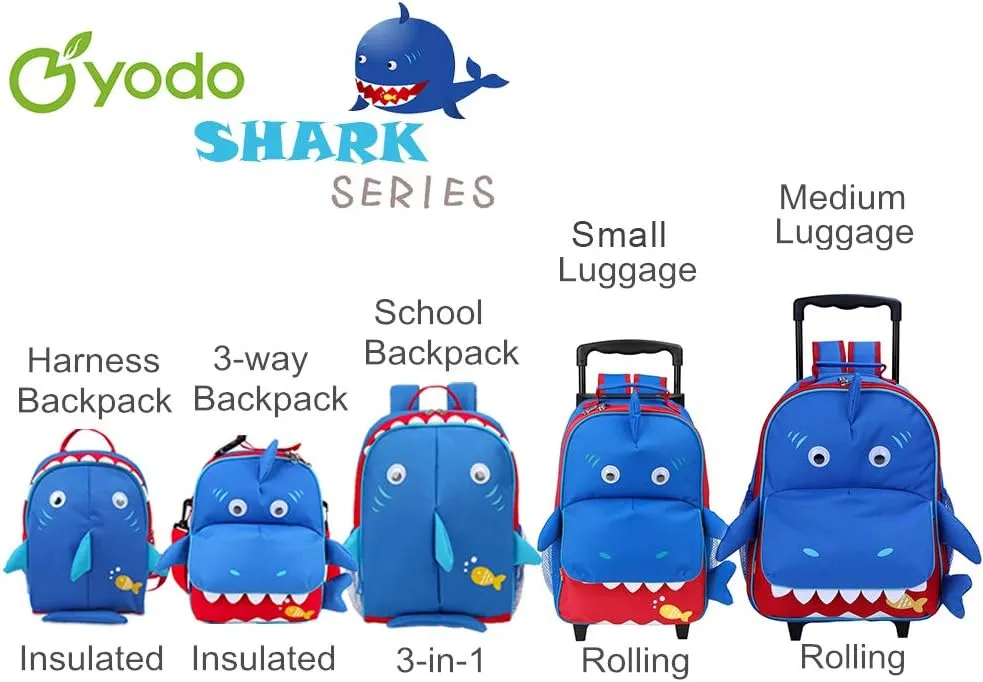 Yodo Little Kids School Bag Pre-K Toddler Backpack - Name Tag and Chest Strap