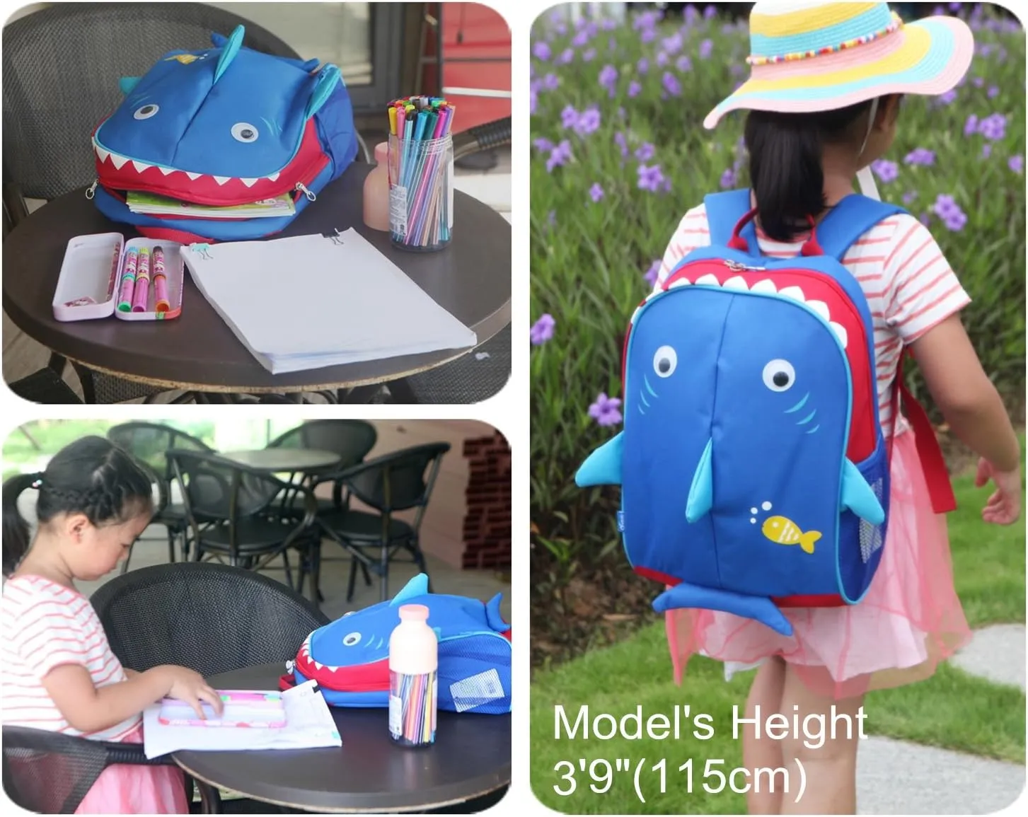 Yodo Little Kids School Bag Pre-K Toddler Backpack - Name Tag and Chest Strap