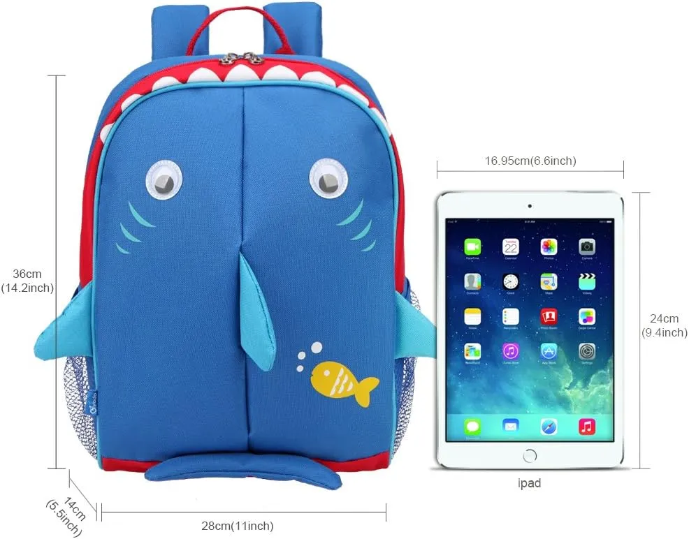 Yodo Little Kids School Bag Pre-K Toddler Backpack - Name Tag and Chest Strap