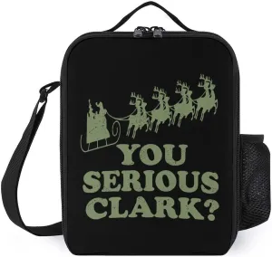 You Serious Clark Insulated Lunch Bag for Women Men Reusable Lunch Box Portable Lunch Tote Bag