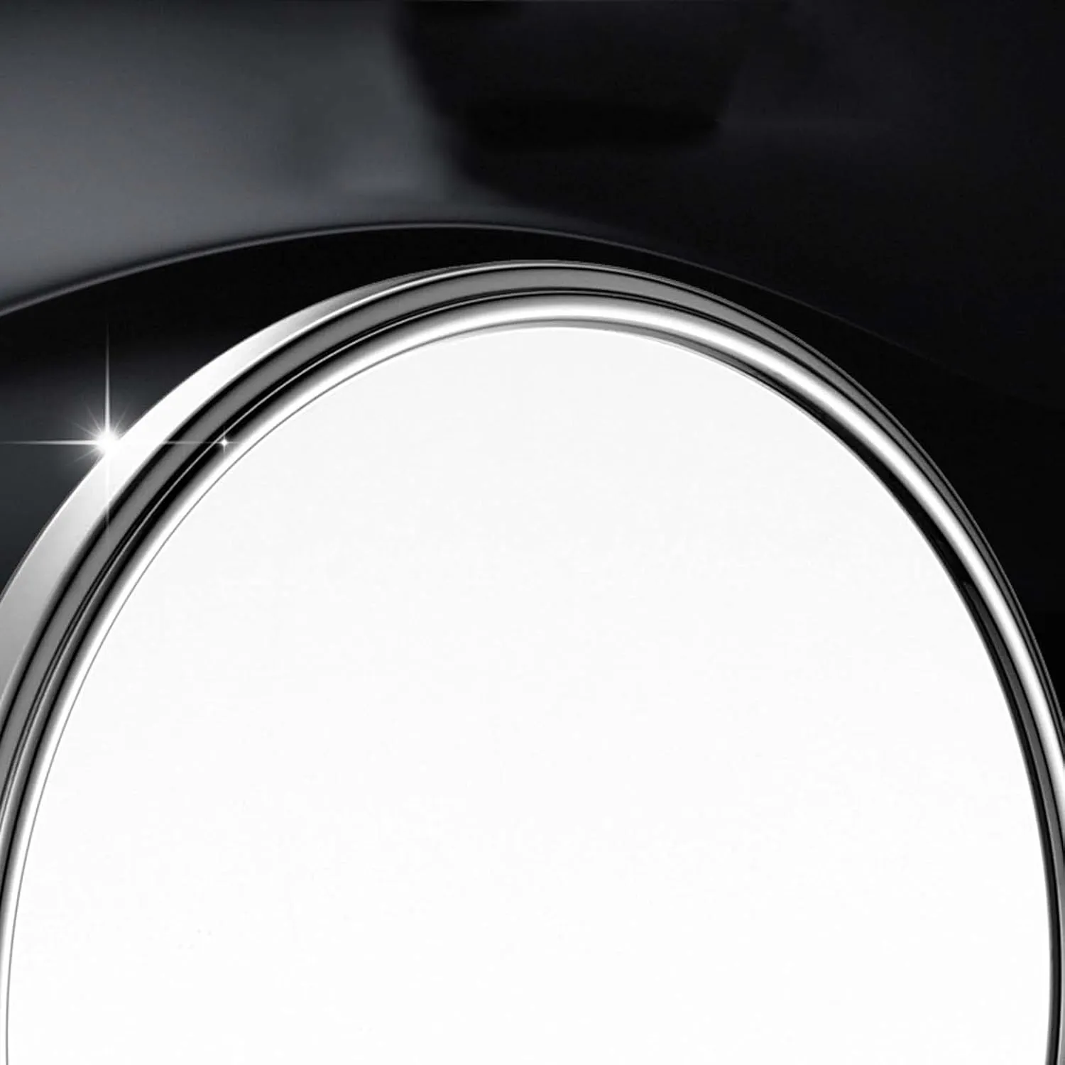YSUEFIJO Wall Mounted Makeup Mirror with Magnification, Double Sided Vanity Magnifying Mirror, 360° Swivel Extendable Round Shaving Mirror, for Makeup, Cut, Trim, Shave Gift
