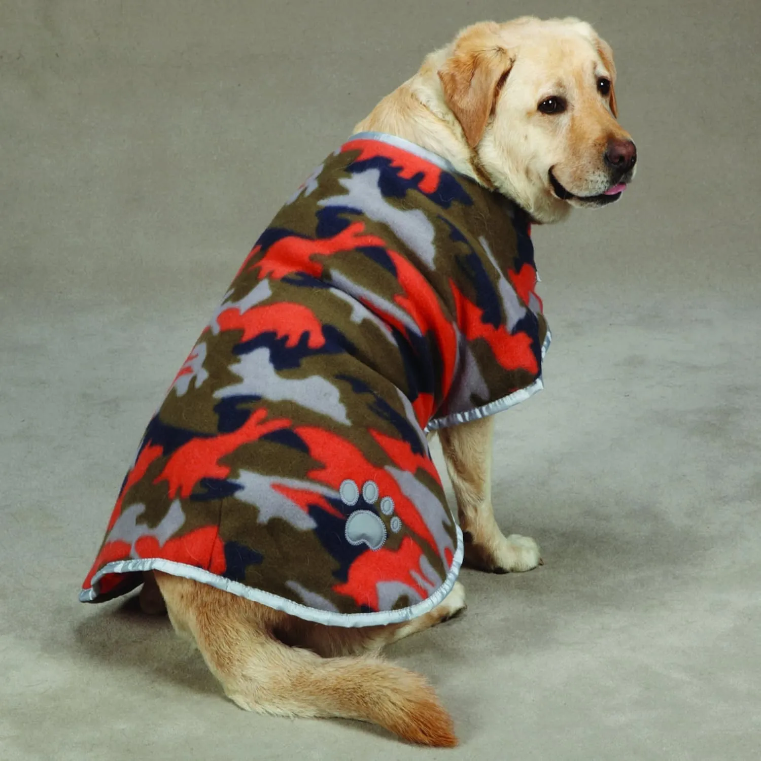 Zack & Zoey Nor'easter Blanket Coat for Dogs, 20" Large, Orange