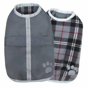 Zack and Zoey Noreaster Dog Blanket Coat - Gray