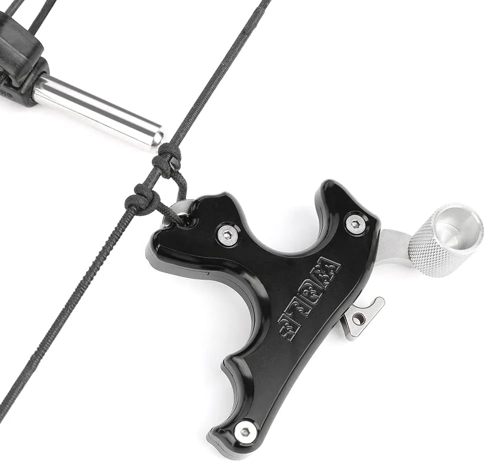 ZSHJGJR Archery Bow Release Aids 3 Fingers Compound Bow Thumb Release Trigger for Adult/Youth Compound Bow Hunting Shooting Accessories